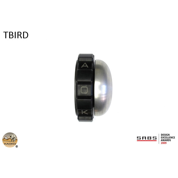 Kaoko Kaoko Throttle Stabilizer for the Triumph Thunderbird 1600 (-2010) : With natural aluminium OEM End Weights